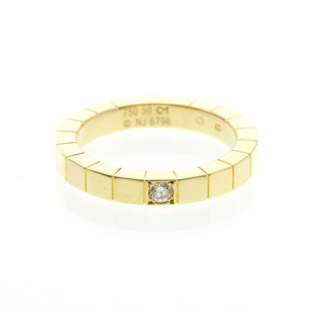 CARTIER 18k Gold Diamond Lanier Ring